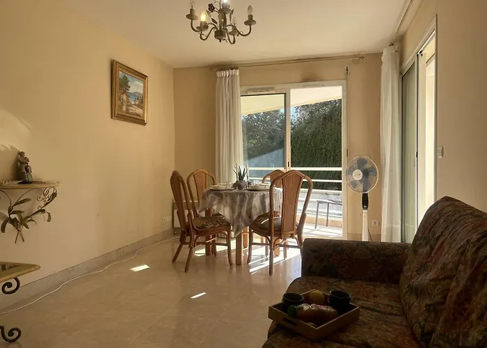 Appartement 2P A Juan Les Pins : Emplacement Ideal, Parking, Terrasses, Proche Plage Et Commerces - Fr-1-252-188